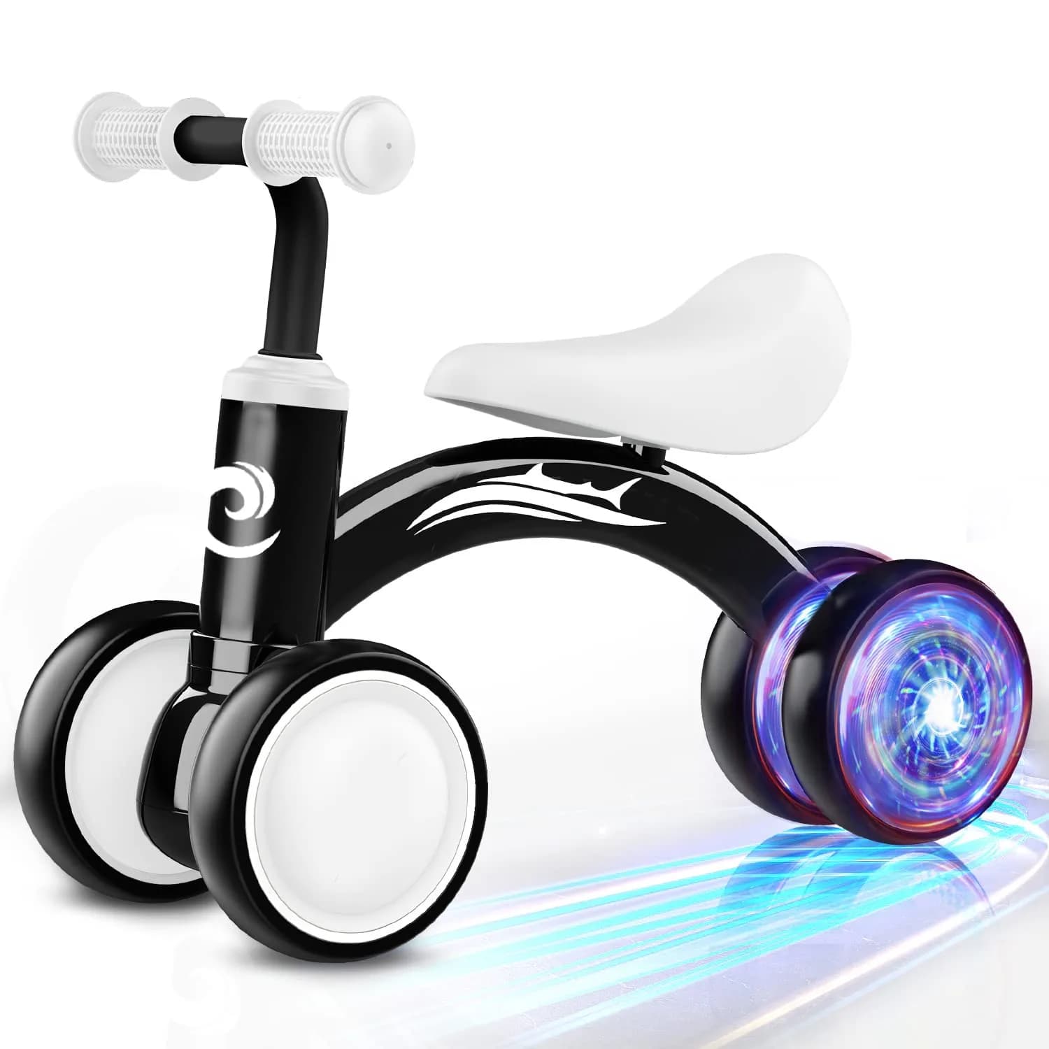 Gamfeiny Colorful Lighting Baby Balance Bike | 10-36 Months Toddler First Riding Toy - main product image
