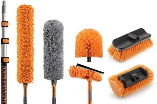 EXTEND-A-REACH 20 Foot High Ceiling Duster Kit with Extension Pole | Extendable Dusting Tool for High Ceilings thumbnail 1