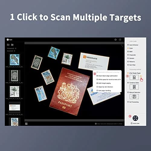 CZUR Lens1200 Pro Portable Document Scanner 12MP USB Camera | Compact & Fast thumbnail 5