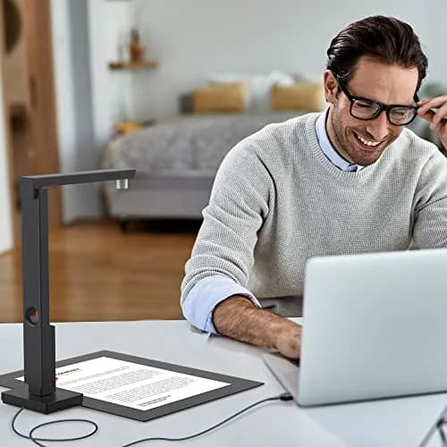 CZUR Lens1200 Pro Portable Document Scanner 12MP USB Camera | Compact & Fast thumbnail 7