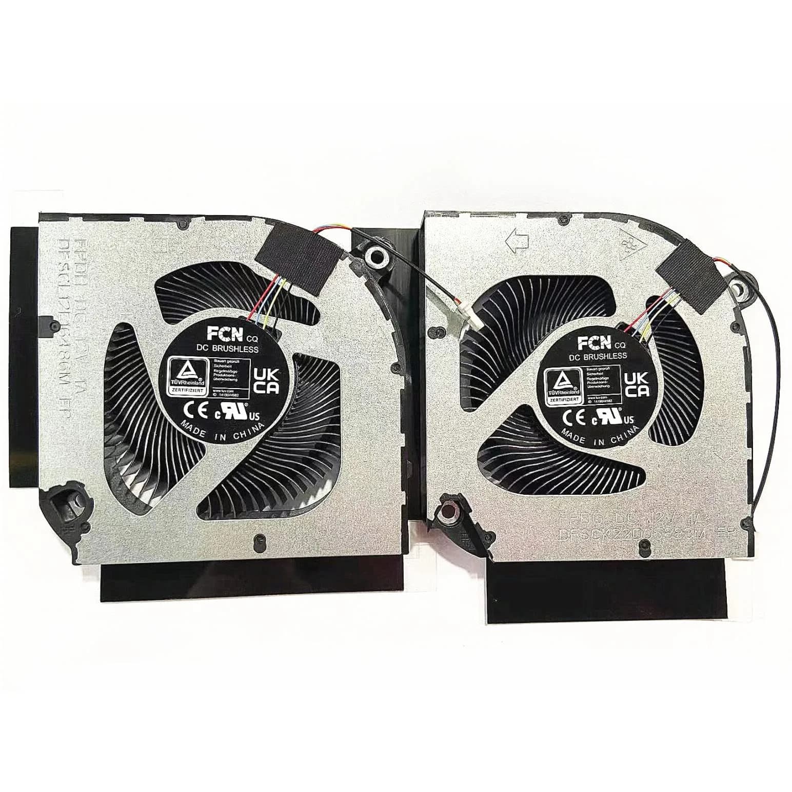Fleshy Leaf CPU+GPU Cooling Fan Replacement for Acer Nitro 5 AN515-58 DC12V | 2 Fans for Enhanced Laptop Cooling - main product image