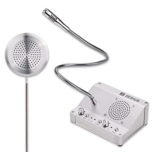 DESHUN DS-2008 Window Intercom System with Microphone | 19.7cm (7.75in) Length thumbnail 1