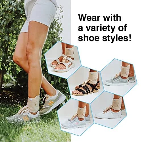 Dosh AFO Foot Drop Brace - Drop Foot Support for Walking | Unisex Beige thumbnail 2