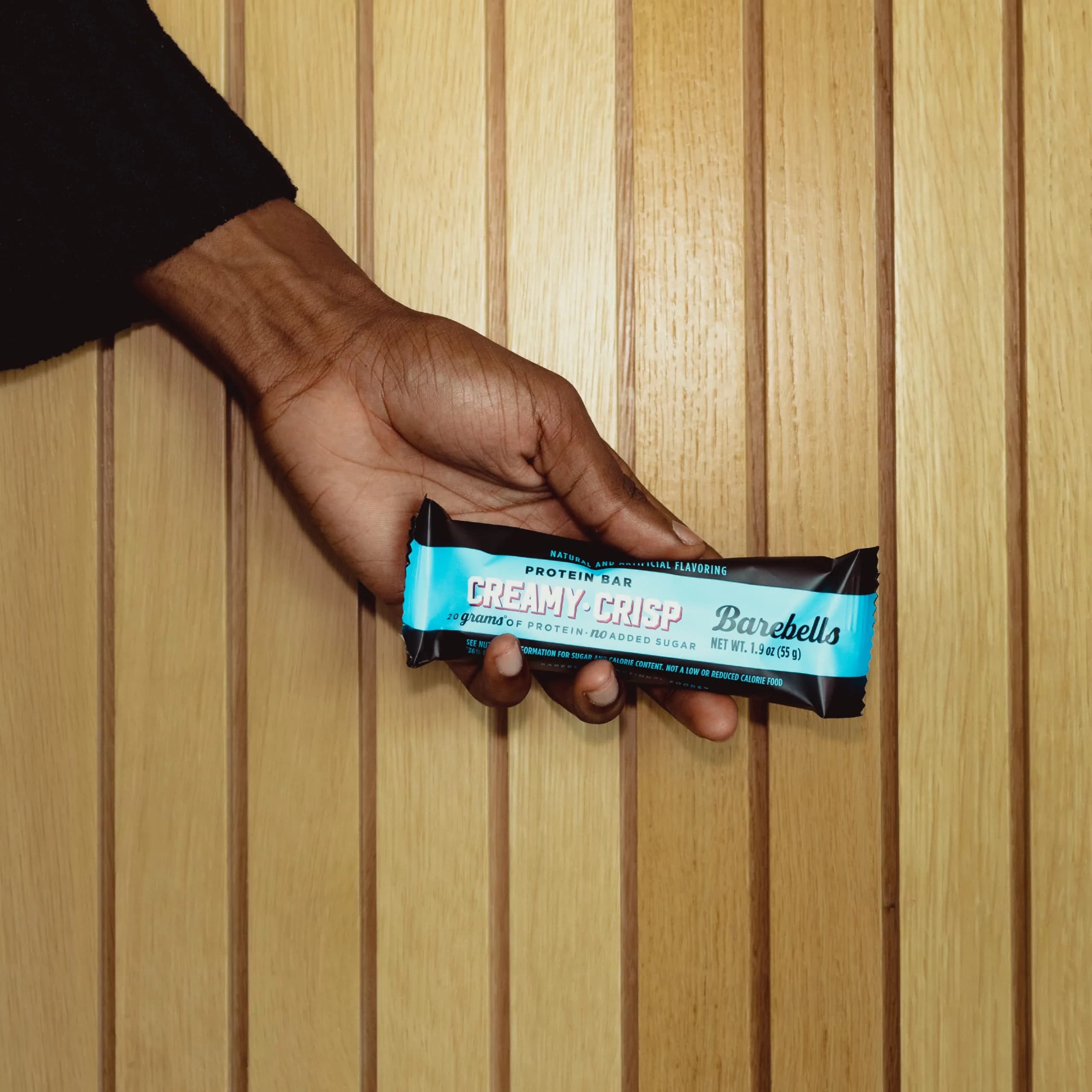 BAREBELLS Creamy Crisp Protein Bars 12 Count | High Protein Snack Bar - view 5