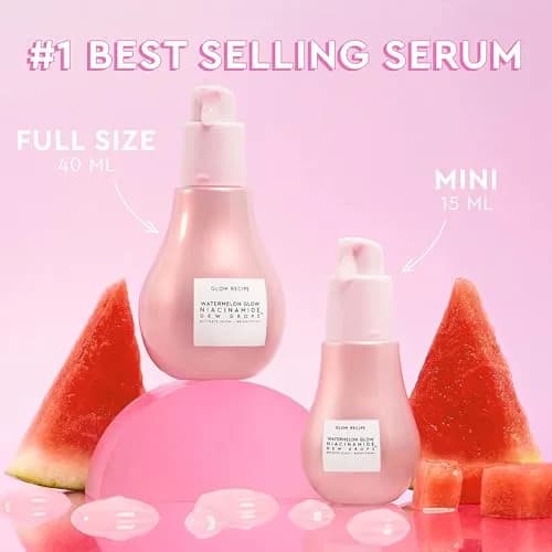 Glow Recipe Watermelon Niacinamide Dew Drops Serum 15ml (0.5 Fl Oz) | Instant Dewy Glow thumbnail 7