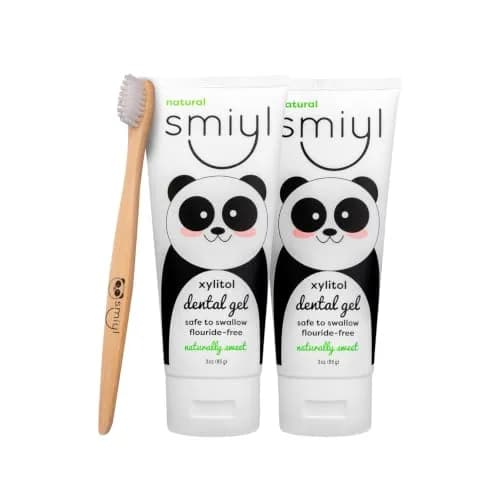 Smiyl Xylitol Dental Gel for Babies & Toddlers 3 oz | Fluoride-Free, All-Natural, Teething Friendly thumbnail 1