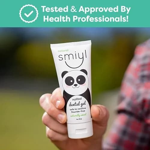 Smiyl Xylitol Dental Gel for Babies & Toddlers 3 oz | Fluoride-Free, All-Natural, Teething Friendly thumbnail 7