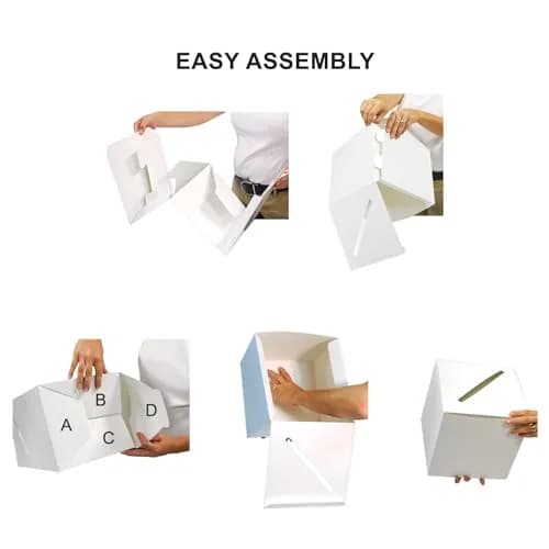 Beistle Gold Foil Card Box Holder 9x9 inches | Party & Wedding Card Holder thumbnail 3