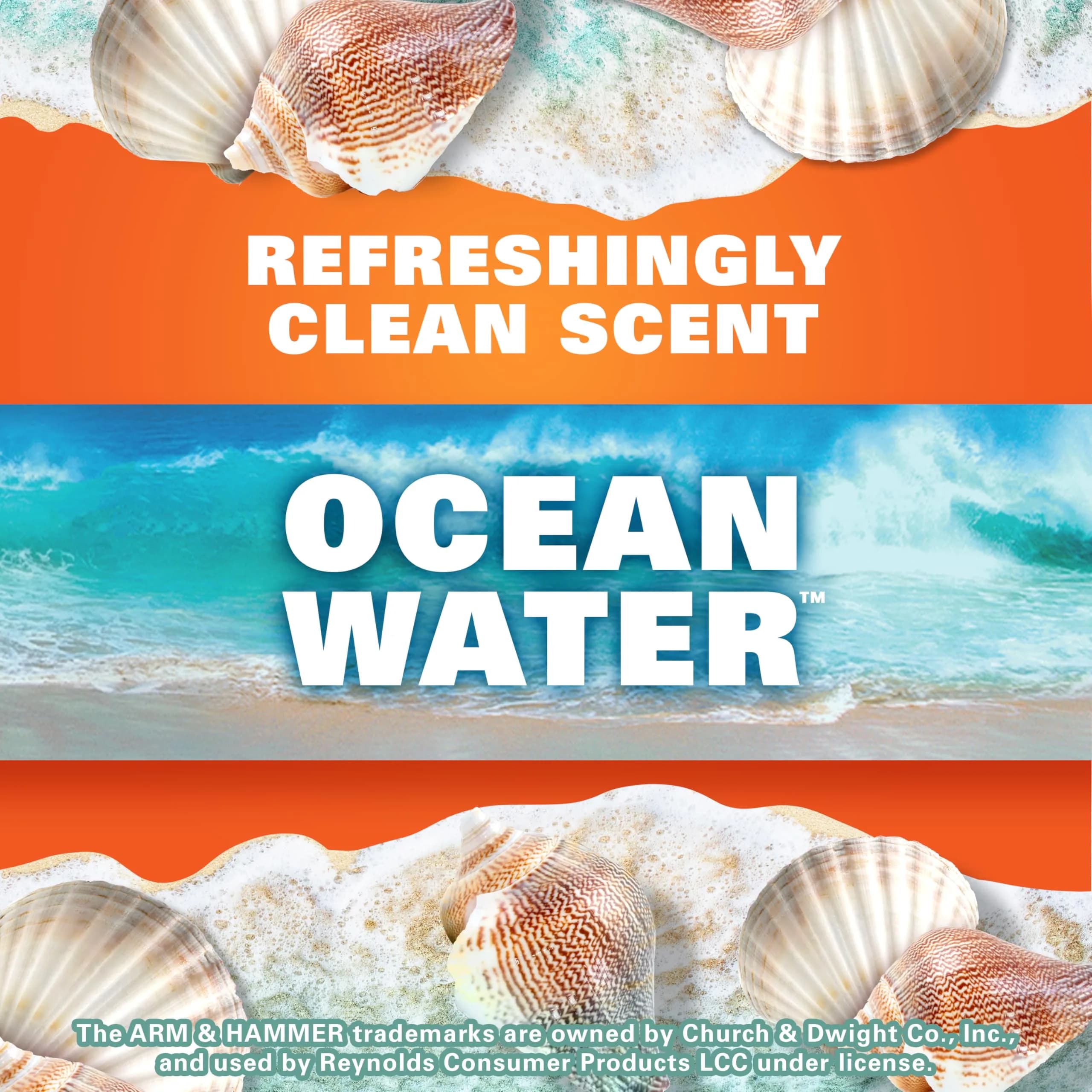 Hefty Small Trash Bags, 4 Gallon, 34 Count, Ocean Water Scent | Value Pack Waste Bag - view 2