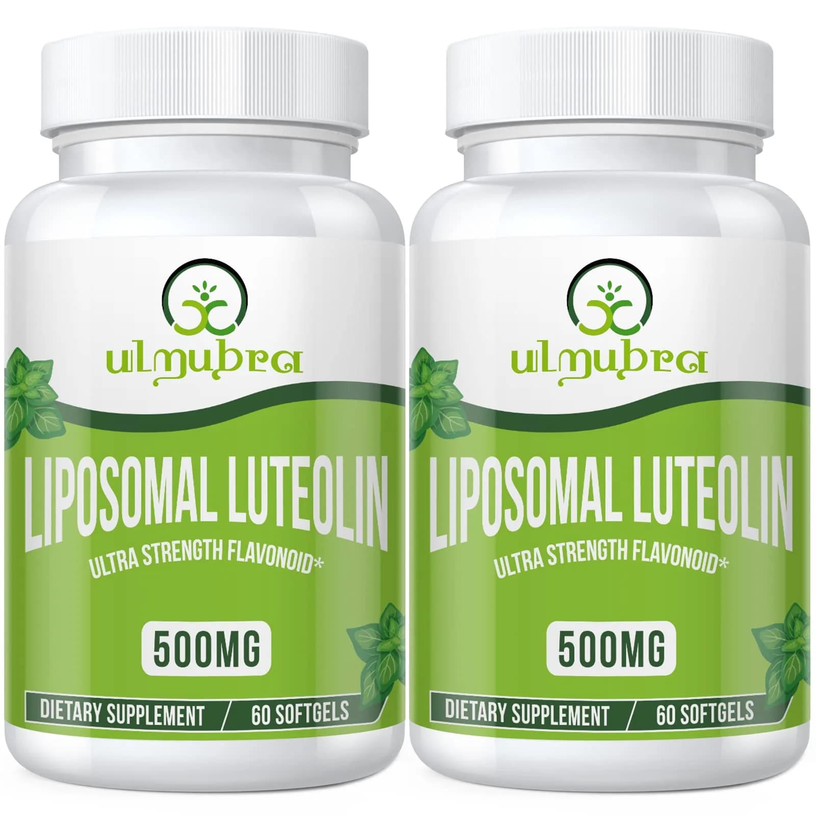 Ulmubra Liposomal Luteolin 500MG | Maximum Absorption, Potent Flavonoid, 120 Softgels, Non-GMO, Gluten Free — Softgel