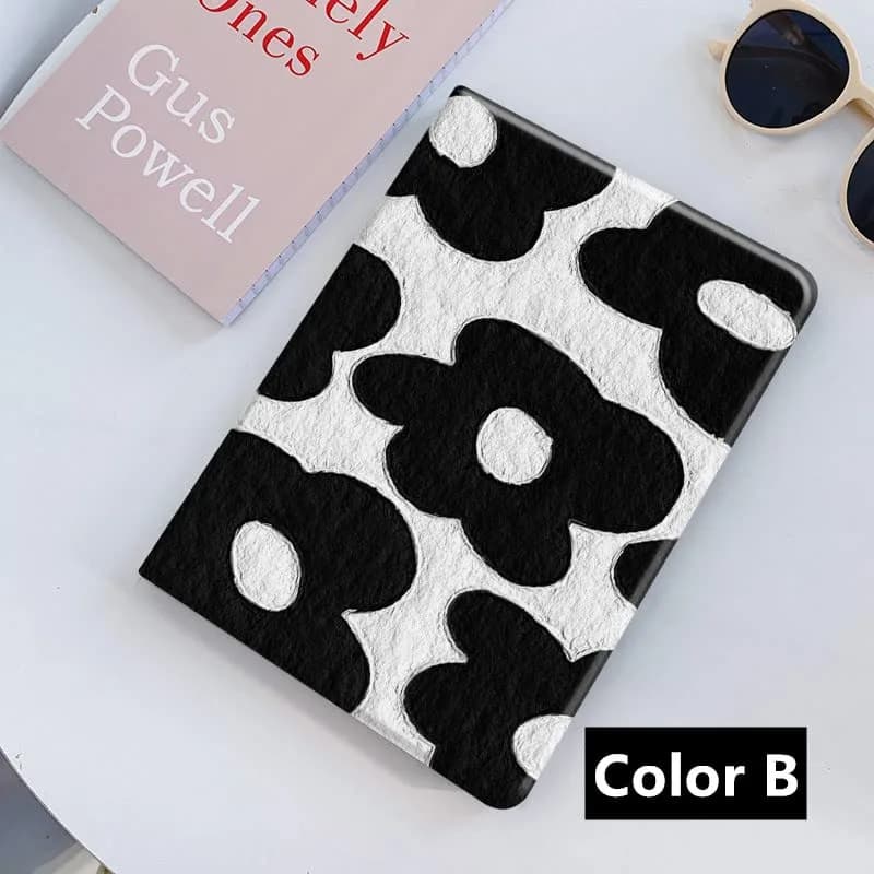 kaitesi Floral Case for iPad A16 2025 (11th Gen,11")/ 2022 iPad 10th Gen 10.9 inch | Slim Leather Smart Cover with Pencil Holder thumbnail 3