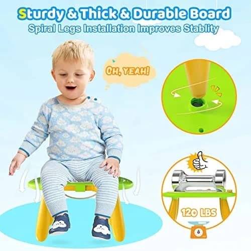 Kikidex Magnetic Drawing Board Green | Mess-Free Toddler Art & Learning Toy thumbnail 6