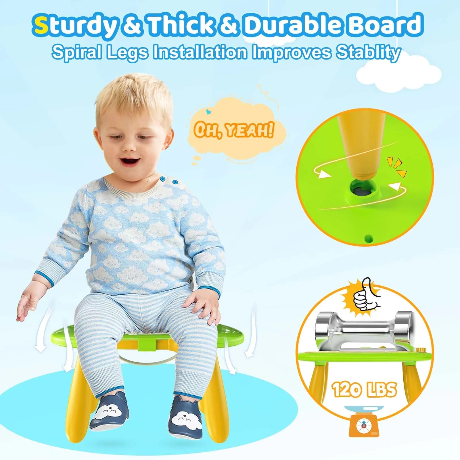 Kikidex Magnetic Drawing Board Green | Mess-Free Toddler Art & Learning Toy - view 6