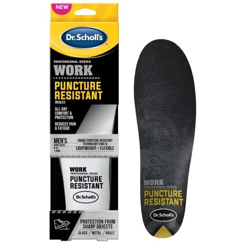 Dr. Scholl's Professional Series Work Puncture Resistant Insoles Men's 8-14 (2.27 kg / 5 lb) | OSHA & ASTM Compliant thumbnail 1