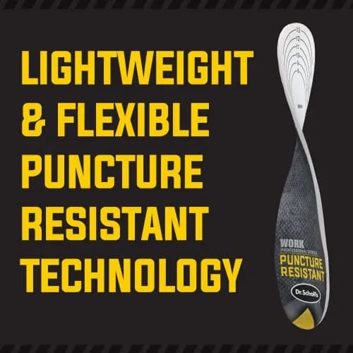 Dr. Scholl's Professional Series Work Puncture Resistant Insoles Men's 8-14 (2.27 kg / 5 lb) | OSHA & ASTM Compliant thumbnail 4