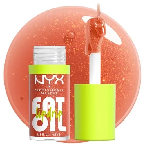 NYX PROFESSIONAL MAKEUP Fat Oil Lip Drip Lip Gloss Follow Back (0.16 Fl Oz / 4.7ml) | Vegan Tinted Formula with Squalane thumbnail 1