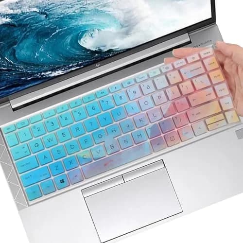 MUBUY-GOL HP EliteBook 840/845 G7/G8 14" Laptop Keyboard Cover - Colorful | Durable Silicone thumbnail 1