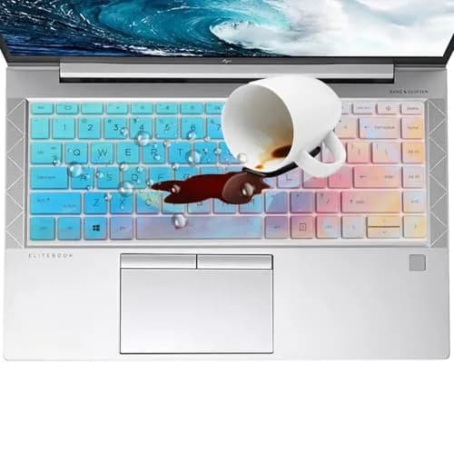 MUBUY-GOL HP EliteBook 840/845 G7/G8 14" Laptop Keyboard Cover - Colorful | Durable Silicone thumbnail 3