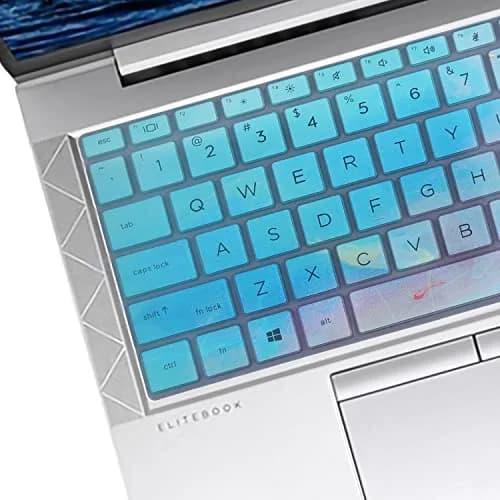 MUBUY-GOL Colorful Keyboard Skin for HP EliteBook 13.3 inch US Layout (0.3mm Thickness) thumbnail 2