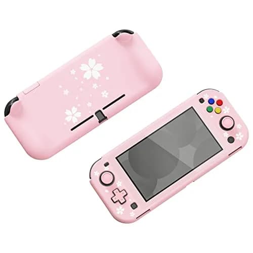PlayVital ZealProtect Protective Case for Nintendo Switch Lite Cherry Blossoms Petals | Shock-Absorbent & Ergonomic Grip (110c) thumbnail 7