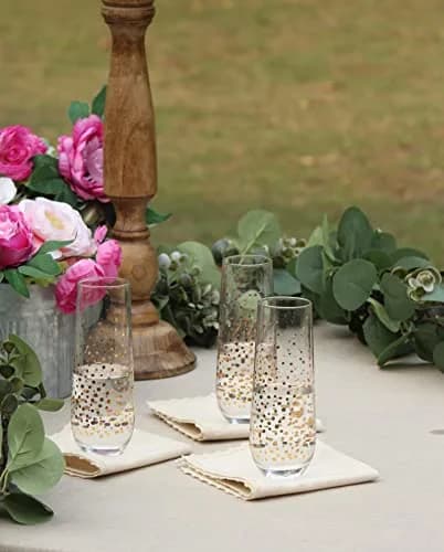 COTTON CRAFT Flax Linen Cocktail Napkins with Lace - 12 Pack Cloth Napkins | Elegant, Reusable, Eco-Friendly (70-120 chars) thumbnail 5