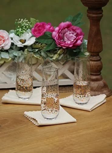 COTTON CRAFT Flax Linen Cocktail Napkins with Lace - 12 Pack Cloth Napkins | Elegant, Reusable, Eco-Friendly (70-120 chars) thumbnail 7