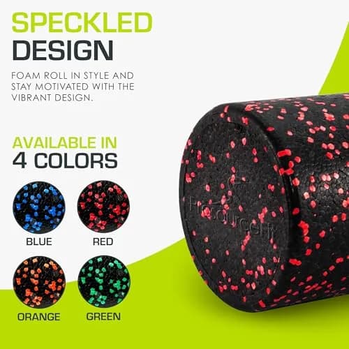 ProsourceFit High Density Foam Roller 18 inch (46 cm) | Firm Full Body Athletic Massage Tool for Muscle Recovery thumbnail 4