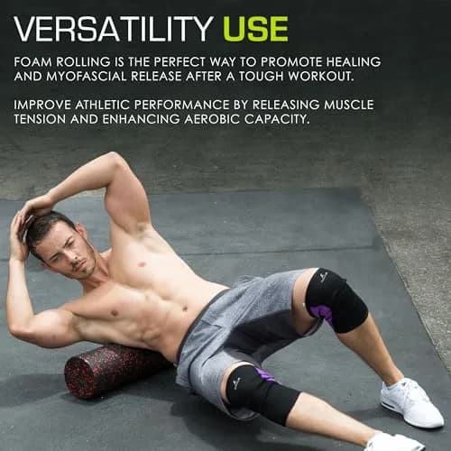 ProsourceFit High Density Foam Roller 18 inch (46 cm) | Firm Full Body Athletic Massage Tool for Muscle Recovery thumbnail 5