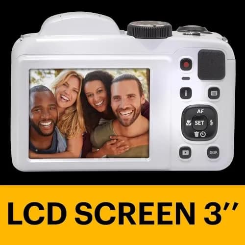 KODAK PIXPRO AZ255 16MP Bridge Camera 24-600mm (9.4-236.2in) | 1080p HD Video, Optical Zoom, OIS thumbnail 5