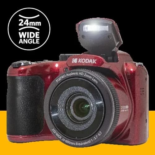KODAK PIXPRO AZ255 Digital Camera 16MP 25x Optical Zoom Red | 1080p Full HD Video & OIS thumbnail 6