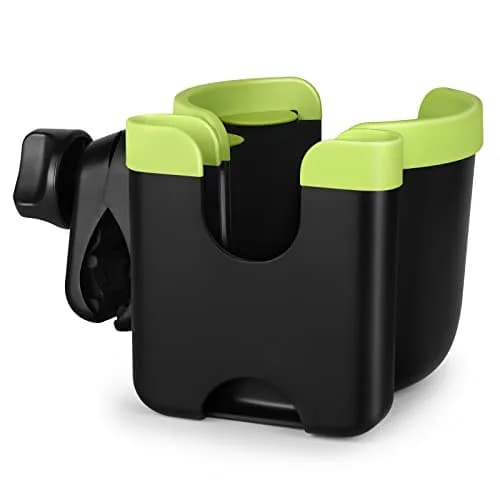 Accmor Stroller Cup Holder with Phone Holder | Universal Fit for Baby Strollers & Wheelchairs thumbnail 1