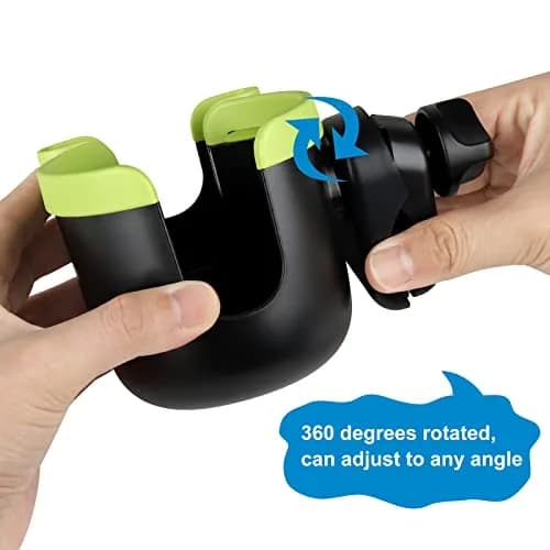 Accmor Stroller Cup Holder with Phone Holder | Universal Fit for Baby Strollers & Wheelchairs thumbnail 6