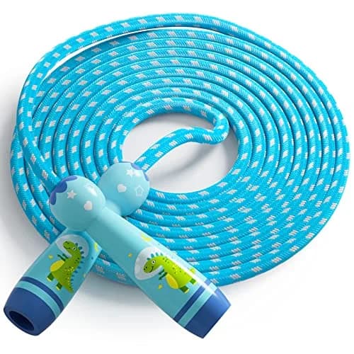 JGM Adjustable Cotton Jump Rope with Wooden Handle | 305 cm (10 ft) Length thumbnail 7