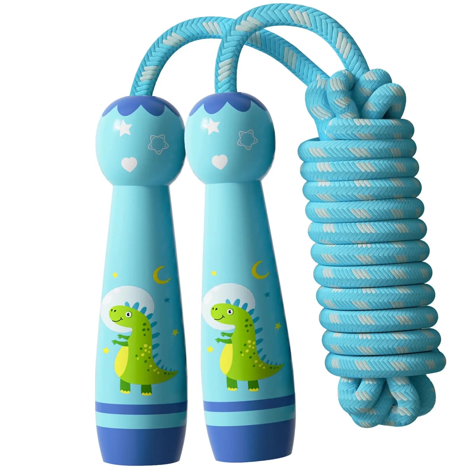 JGM Adjustable Cotton Jump Rope with Wooden Handle | 305 cm (10 ft) Length - view 8