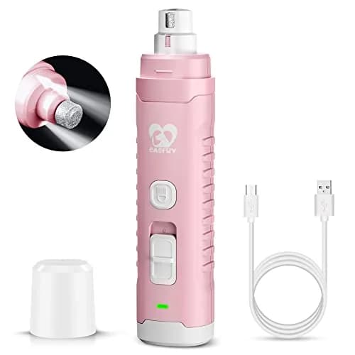 Casfuy Dog Nail Grinder with 2 LED Light | 2-Speed Rechargeable Quiet Painless Grooming Tool (70-120c) thumbnail 1