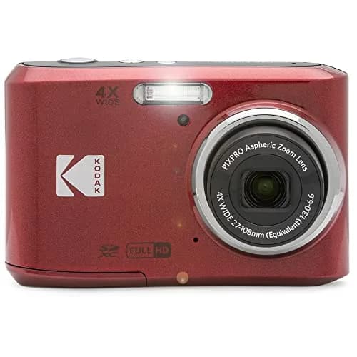 Kodak PIXPRO FZ45RD Digital Camera Red Bundle with 64GB SD Card | 16MP Compact Camera with 4x Optical Zoom & 1080p FHD Video thumbnail 4