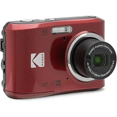 Kodak PIXPRO FZ45RD Digital Camera Red Bundle with 64GB SD Card | 16MP Compact Camera with 4x Optical Zoom & 1080p FHD Video thumbnail 2