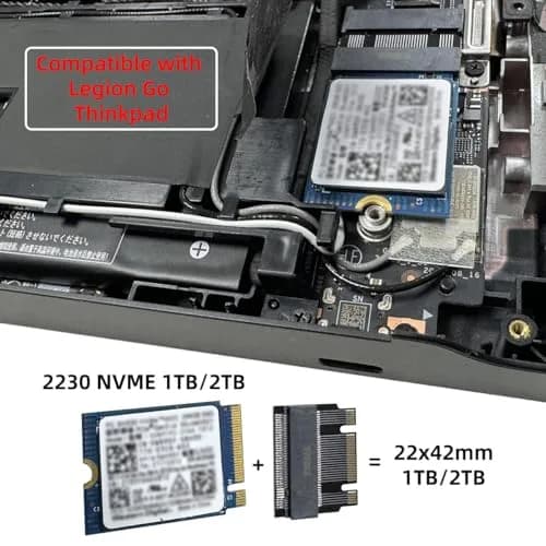cablecc NVME M-Key to M-Key Extension Adapter 22x30mm to 22x42mm | Support 2230 to 2242 SSDs thumbnail 2