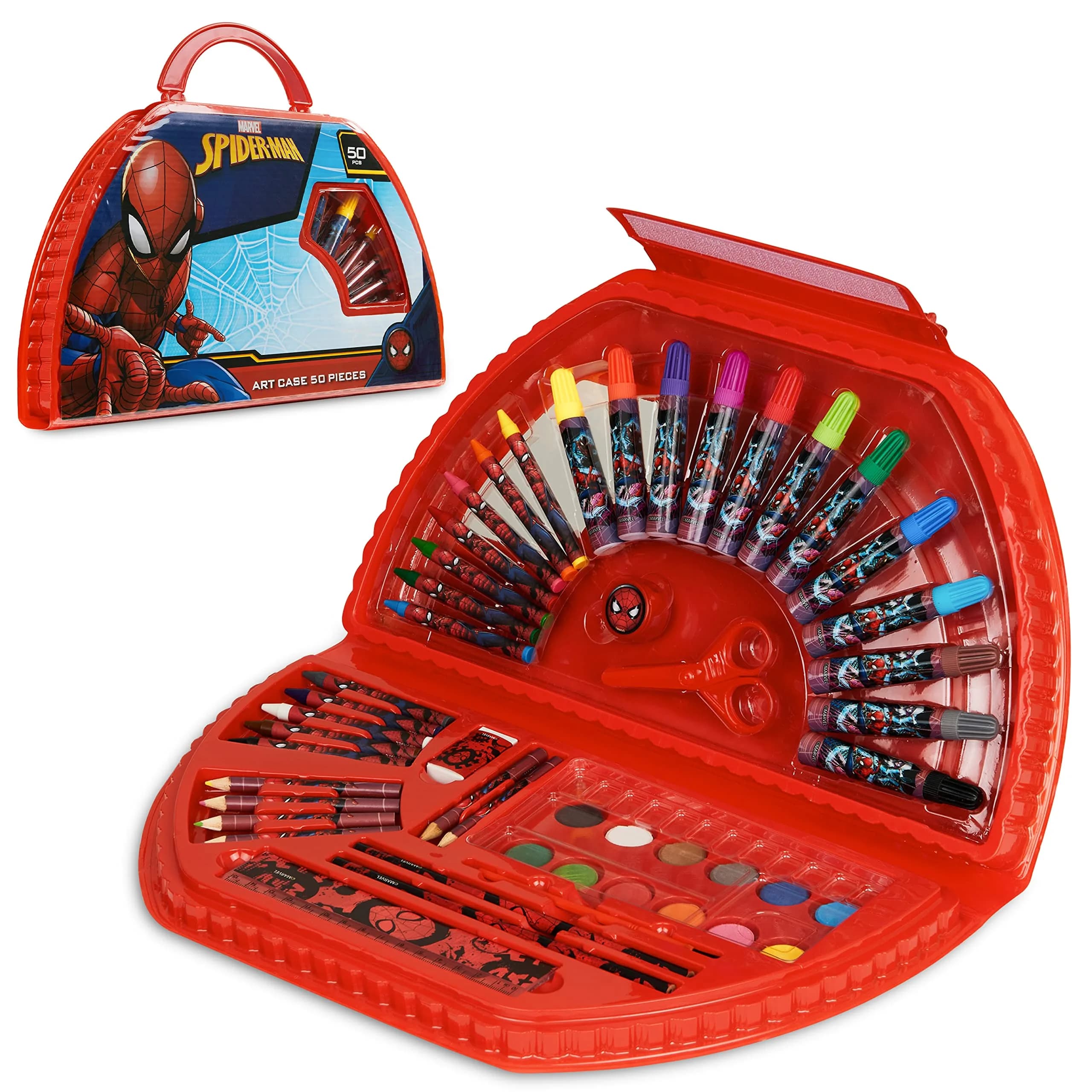 Marvel Kids Art Set for Boys 40+ Pieces | Creative Drawing & Painting Kit for Children - main product image