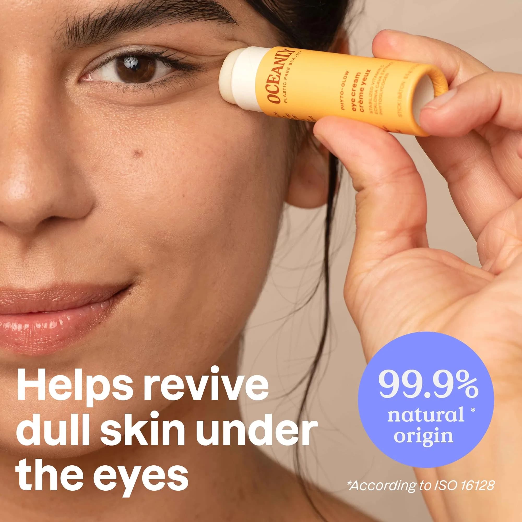 ATTITUDE Oceanly Eye Cream Stick PHYTO GLOW 8.5g (0.3 Oz) | EWG Verified Plant-Based Brightening - view 2