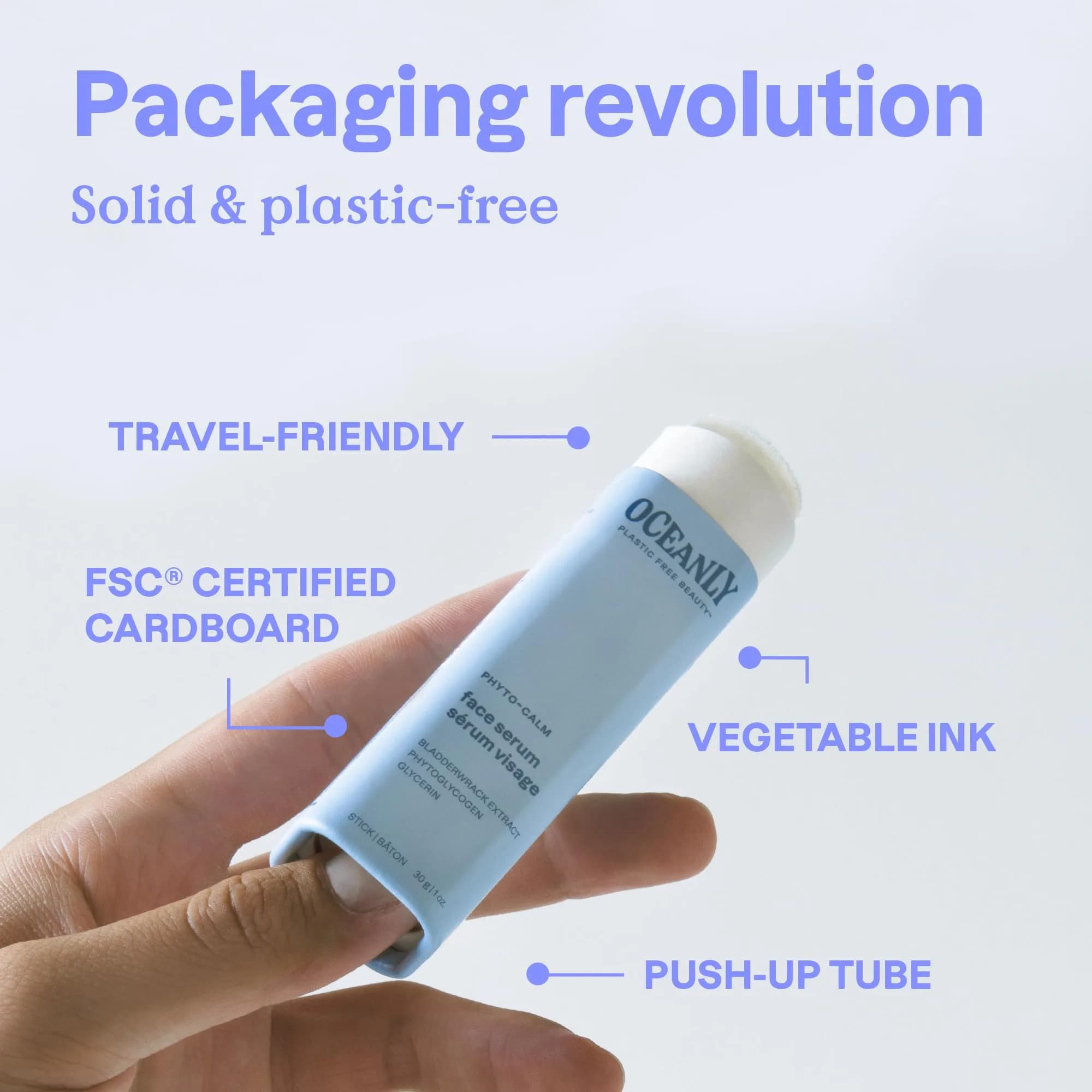 ATTITUDE Oceanly Eye Cream Stick, EWG Verified, Plastic-free, Vegan, Unscented 8.5ml (0.3 Ounce) | Smooths Fine Lines - view 5