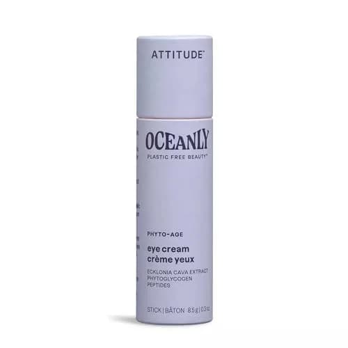 ATTITUDE Oceanly Eye Cream Stick, EWG Verified, Plastic-free, Vegan, Unscented 8.5ml (0.3 Ounce) | Smooths Fine Lines thumbnail 1