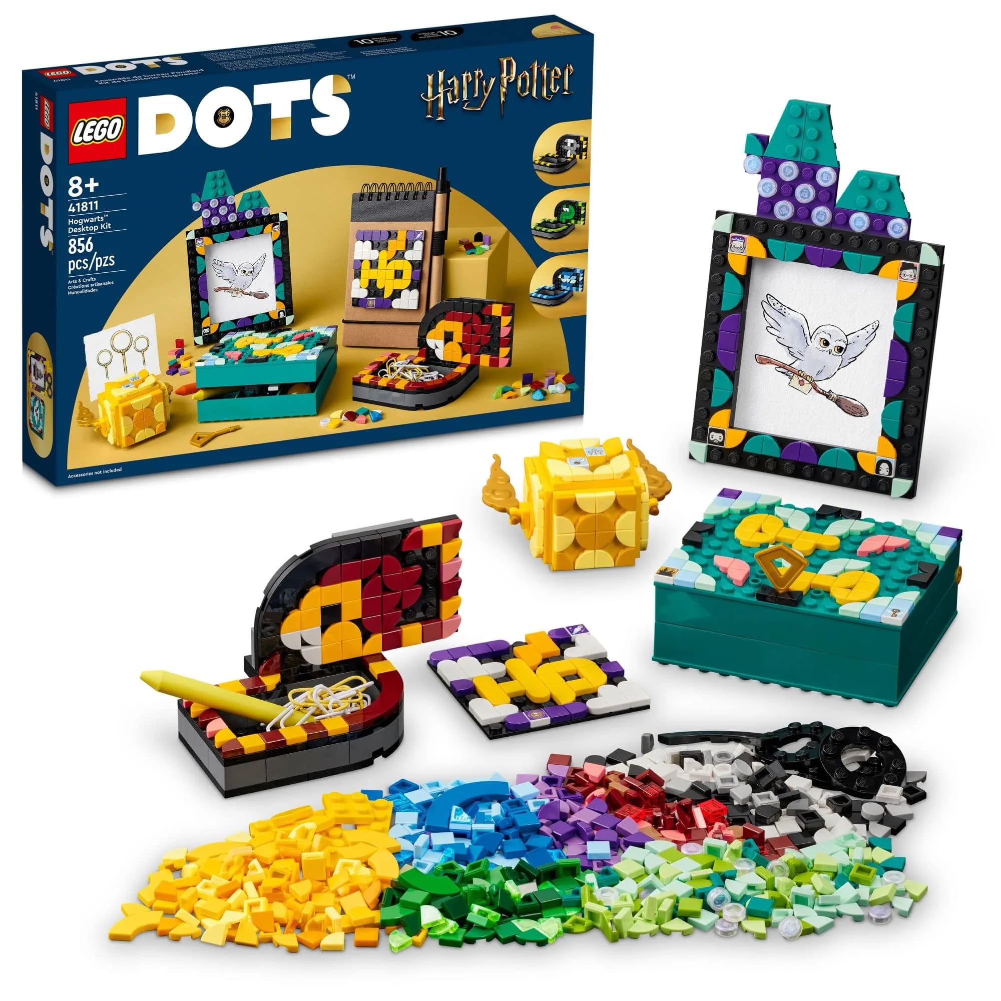LEGO Hogwarts Desktop Kit 41811 | Harry Potter Desk Decor & Craft Set for Kids 8+