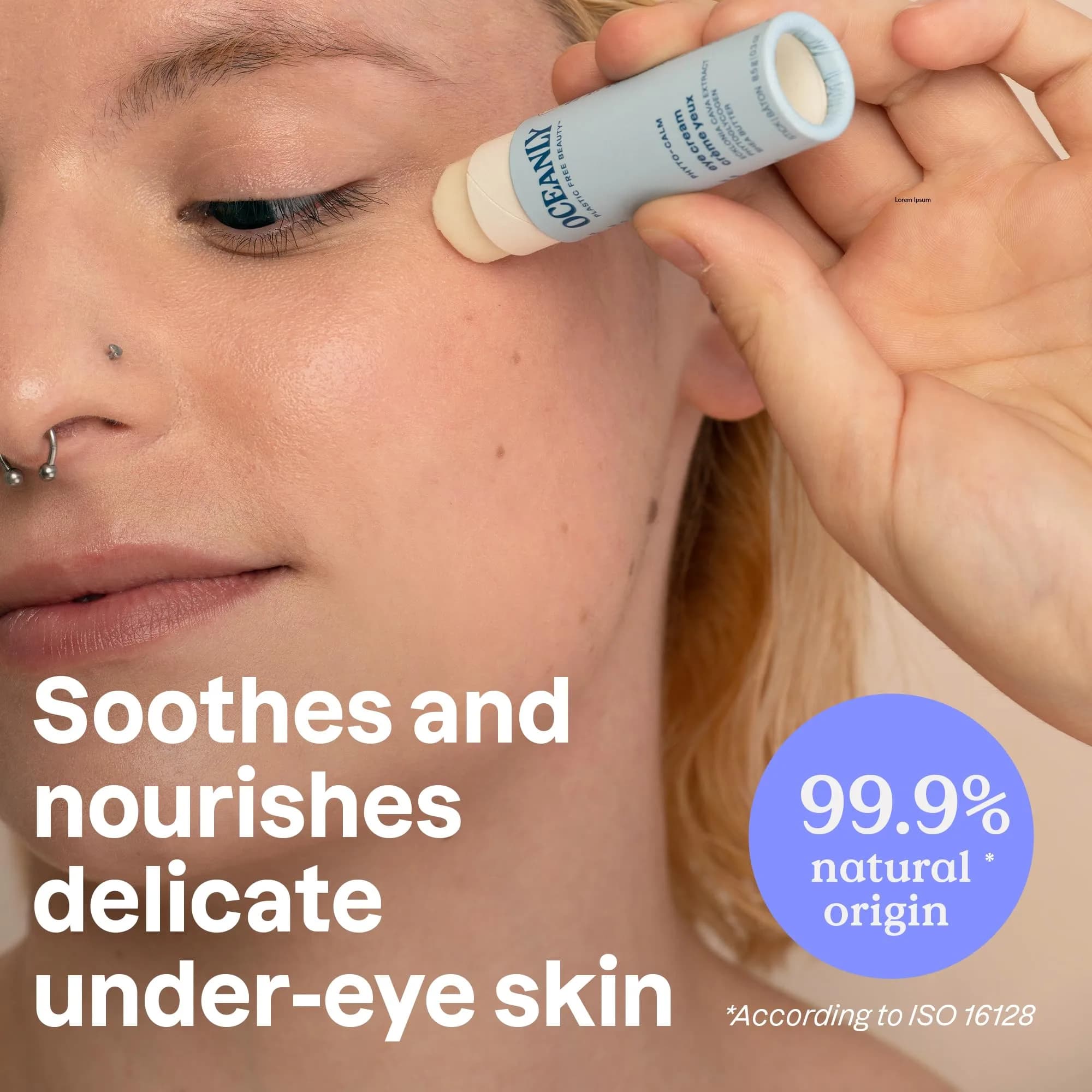 ATTITUDE Oceanly Eye Cream Stick PHYTO CALM 8.5g (0.3 oz) | EWG Verified Plastic-Free Eye Cream - view 2