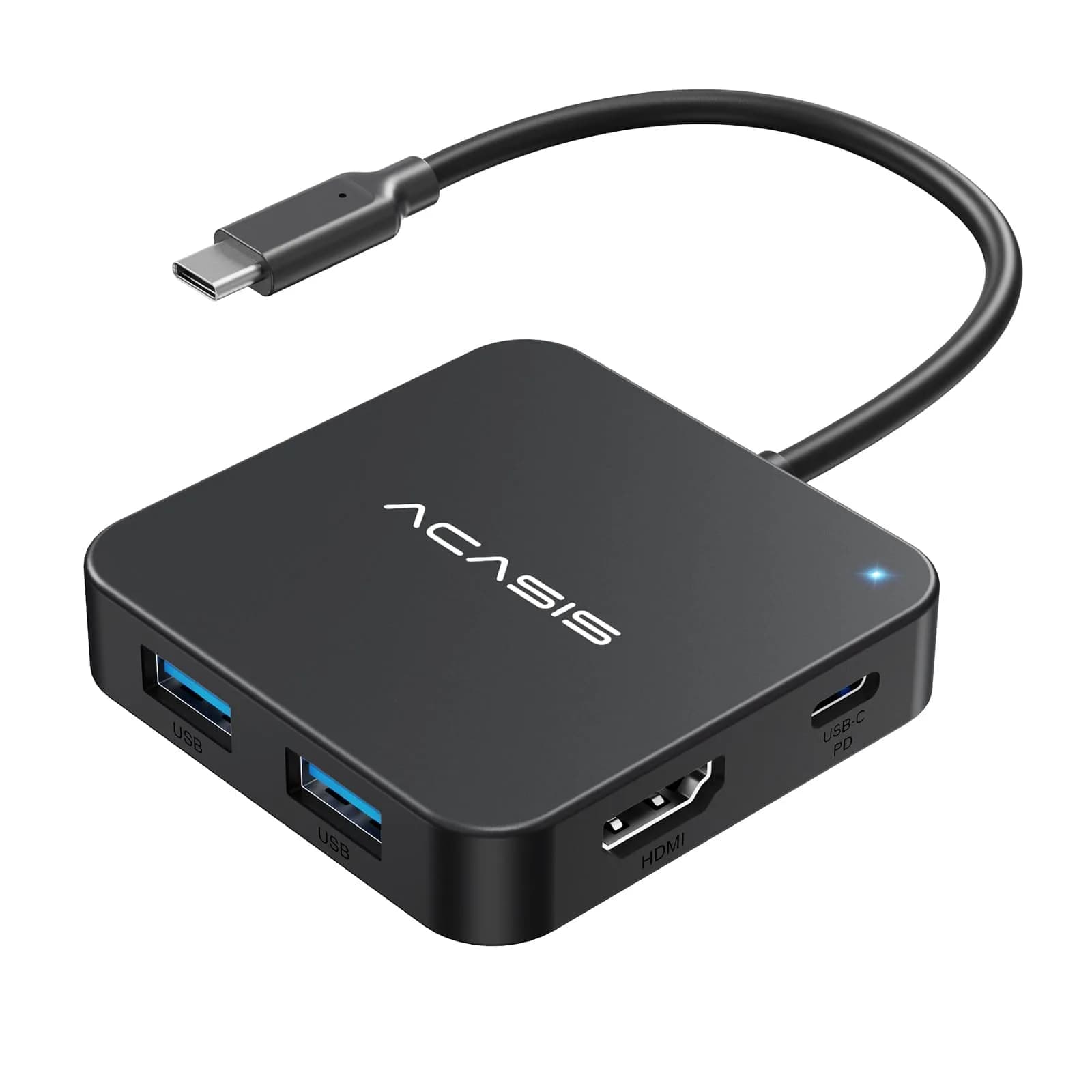 ACASIS USB C Hub 10Gbps | 6-in-1 Multiport Adapter with 4K60Hz HDMI & 100W PD