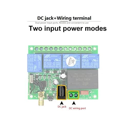 Kaleinavi Wireless Remote Control 4-Channel 12V-36V | Industrial RF Switch with 6 Modes thumbnail 5