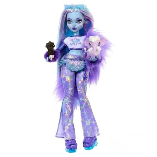 Monster High Abbey Bominable Doll 15 cm (5.9 inches) | Daughter of the Yeti with Pet Mammoth thumbnail 1