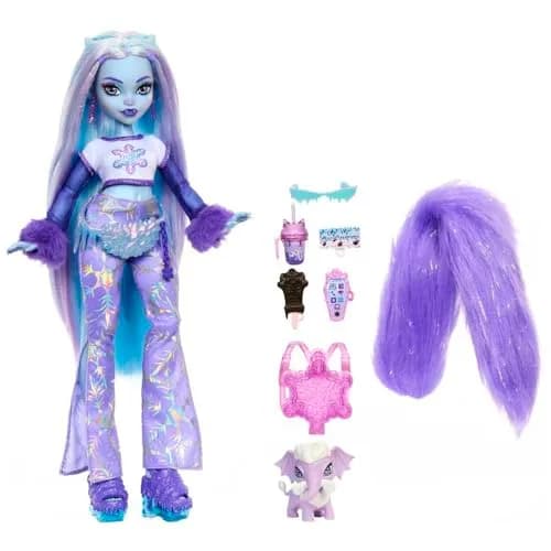Monster High Abbey Bominable Doll 15 cm (5.9 inches) | Daughter of the Yeti with Pet Mammoth thumbnail 7