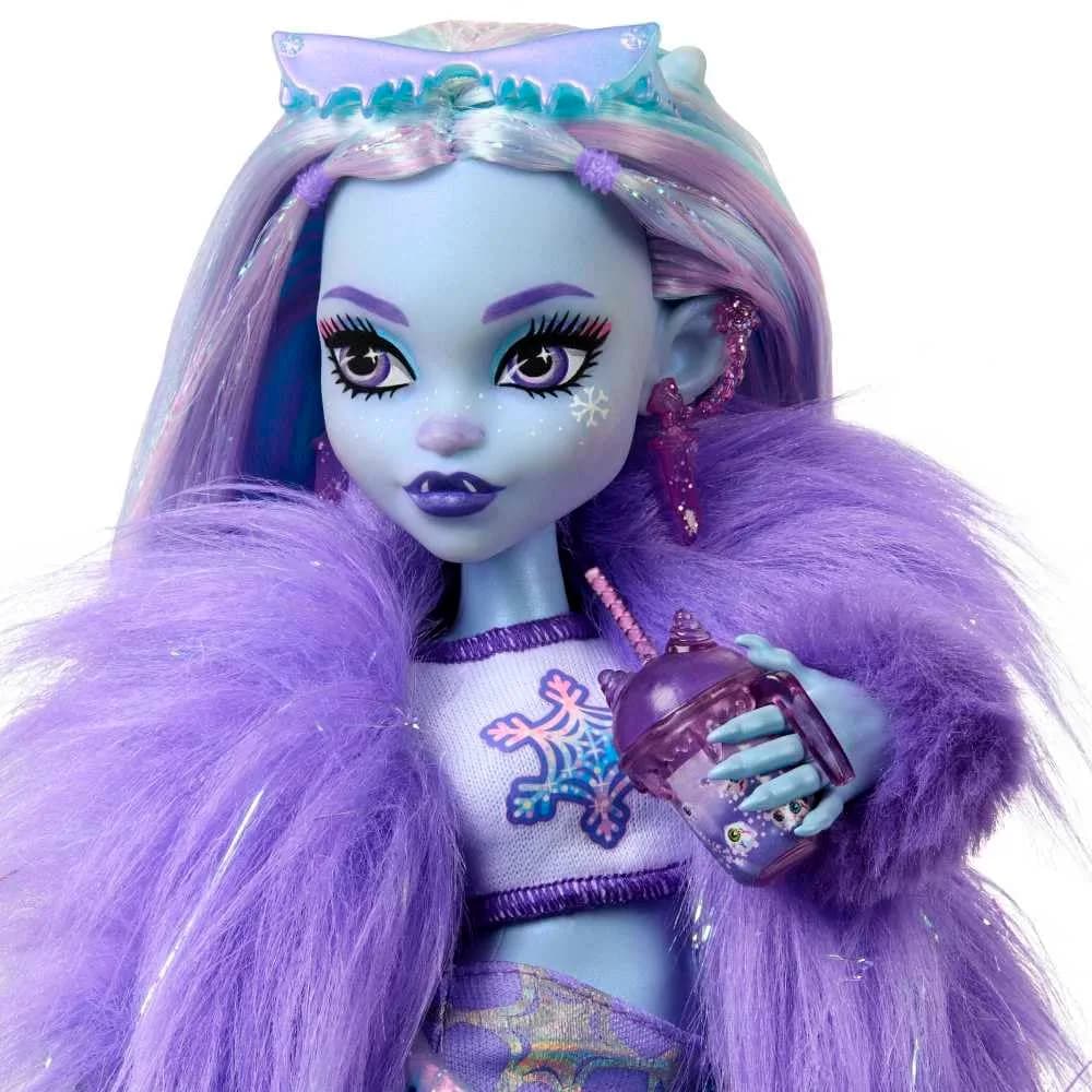 Monster High Abbey Bominable Doll 15 cm (5.9 inches) | Daughter of the Yeti with Pet Mammoth - view 3