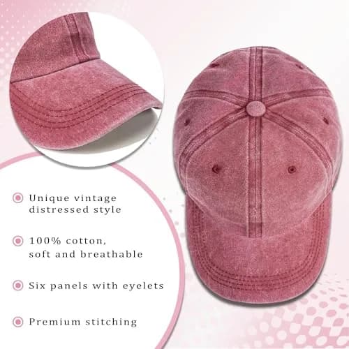 IORTY RTTY Retirement Hat Not My Problem Anymore Baseball Cap Red | Embroidered Denim, Adjustable, Unisex thumbnail 5